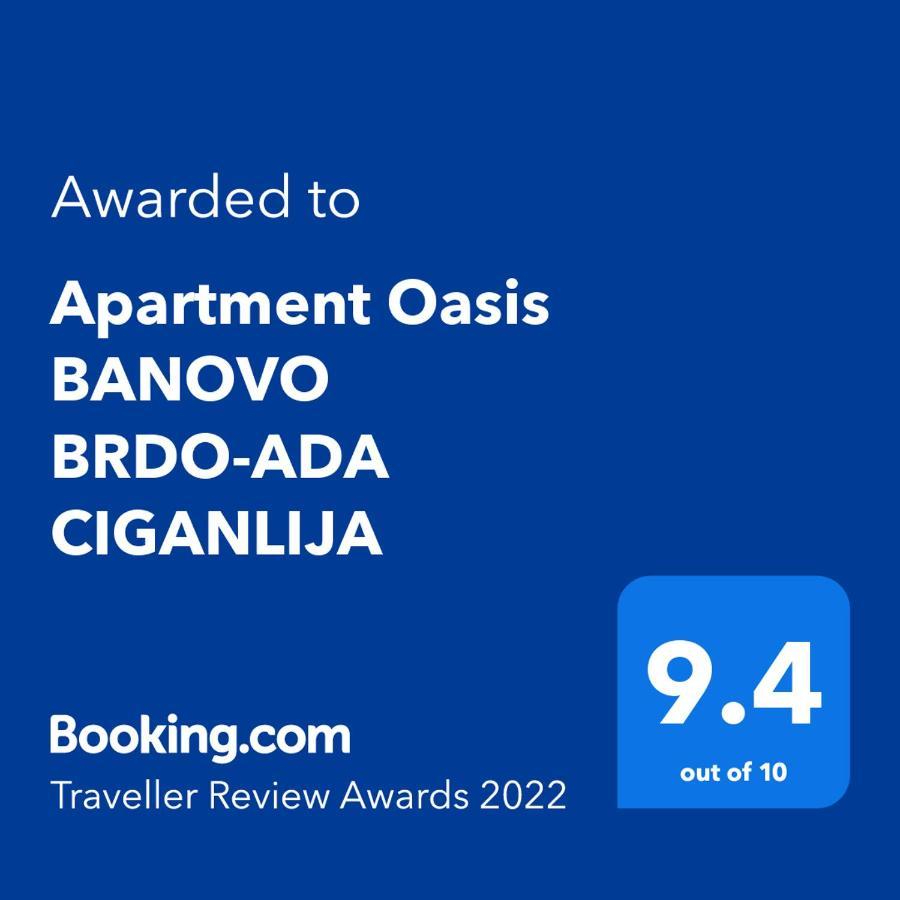 Apartment Oasis Banovo Brdo-Ada Ciganlija Belgrado Esterno foto